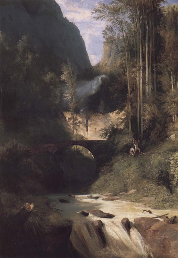 Carl Blechen Gorge near Amalfi